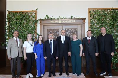 Rektör Arıbaş, Moldova Komrat Üniversitesi heyetini ağırladı